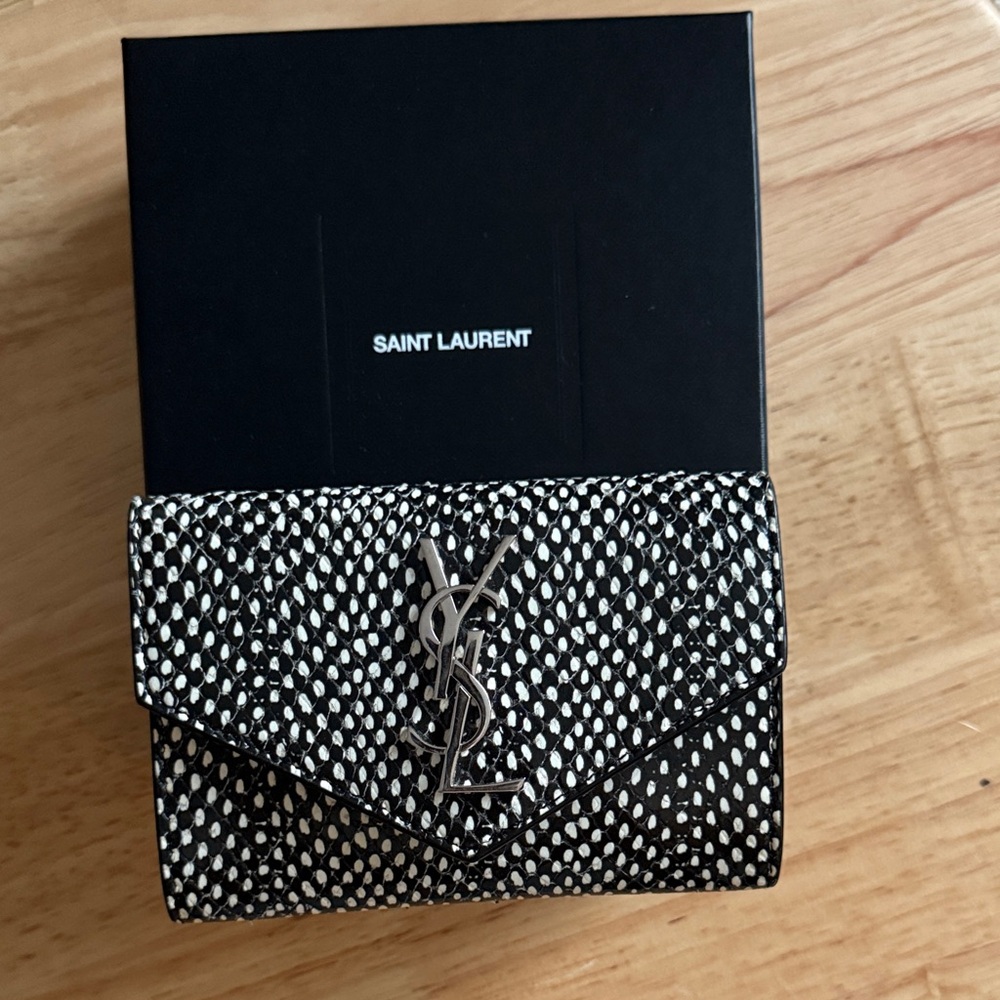 Saint Laurent Cassandra Python Wallet - image 1